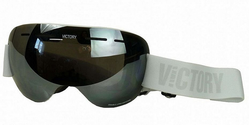 brýle lyžařské Ski/SNB VICTORY V615D bílo/stříbrné