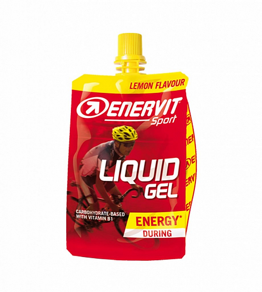 ENERVIT LIQUID GEL, sáček 60ml citron