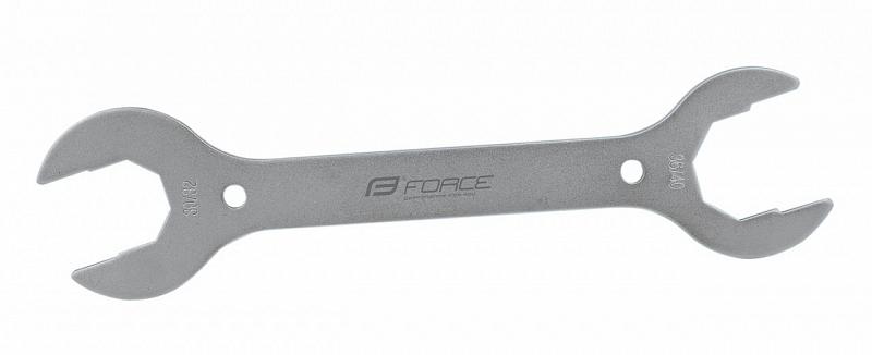 klíč plochý FORCE 30-32 / 36-40 stříbrný