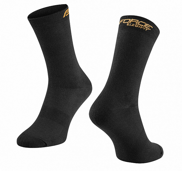 ponožky FORCE ELEGANT vysoké,černo-zlaté