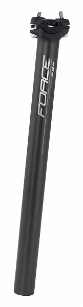 sedlovka FORCE BASIC P6.6 karbon 31,6/400mm, černá