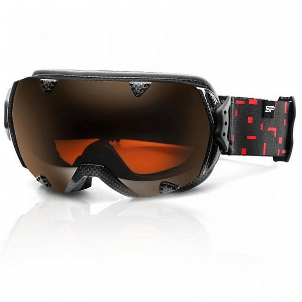brýle lyžařské SPOKEY RED ROCK černo/červené