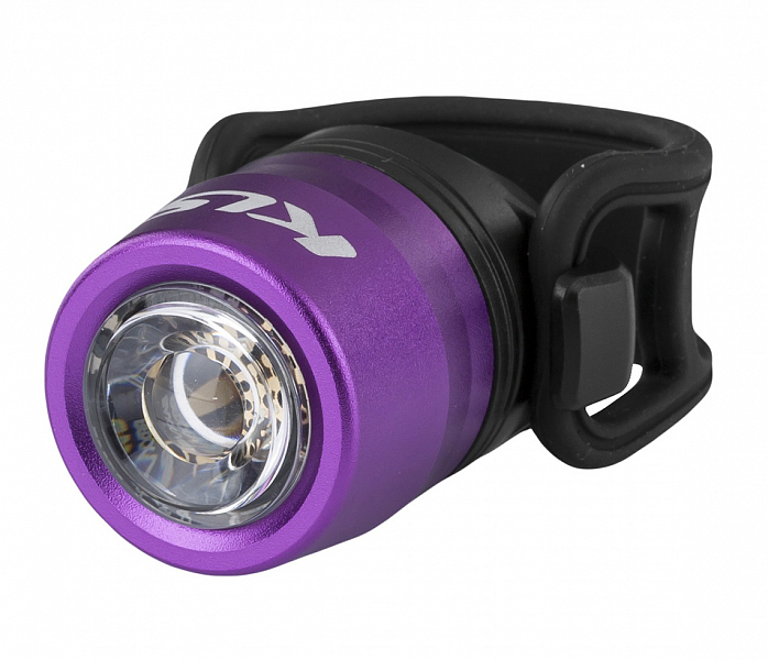 KELLYS Osvětlení přední dobíjecí IO USB Front, purple