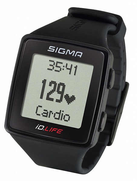 hodinky sportovní SIGMA iD.LIFE, černé