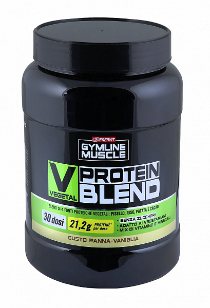 ENERVIT Vegetal Protein, dóza 900g smetana+vanilka