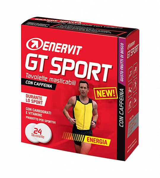 ENERVIT GT SPORT box 24ks ener.tablet, lesní ovoce