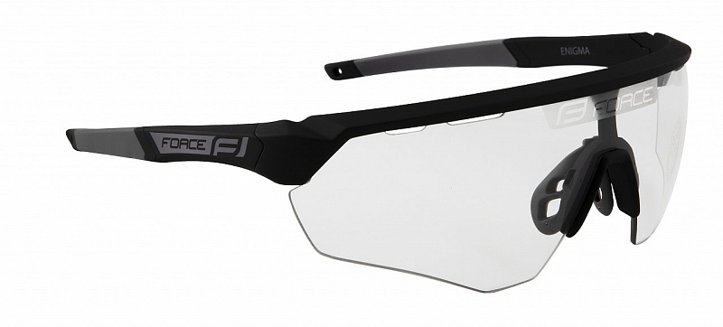 brýle FORCE ENIGMA černo-šedé mat.,fotochrom. skla